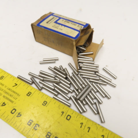 The Socket Source DPA03X016 3/16" x 1" Alloy Dowel Pin Lot Of 98