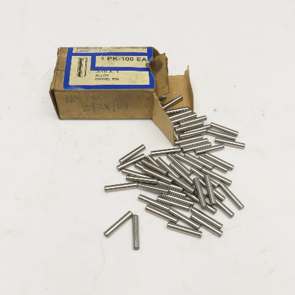 The Socket Source DPA03X016 3/16" x 1" Alloy Dowel Pin Lot Of 98