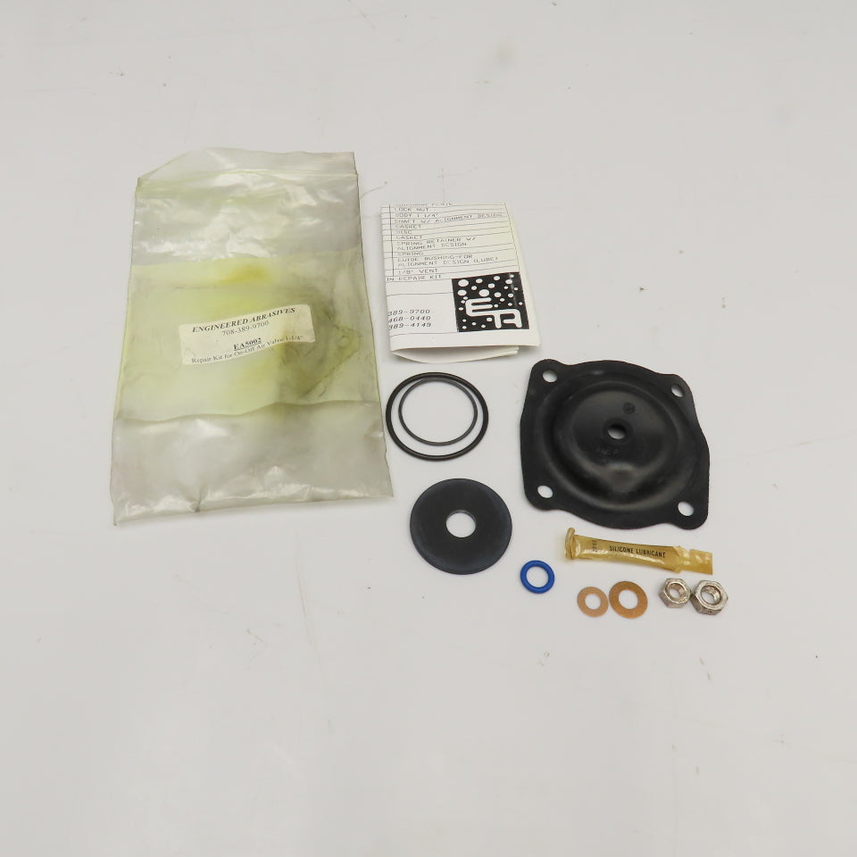 Engineered Abrasives Inc. EA5002 Repair Kit For On/Off Air Valve 1-1/4"