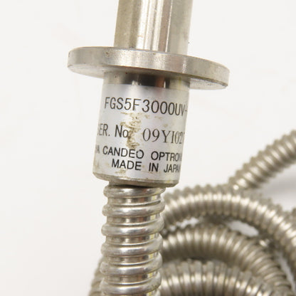 Hoya Candeo Optronics FGS5F3000UV-HT4 Metal Armored Fiber Optic Cable 3000mm