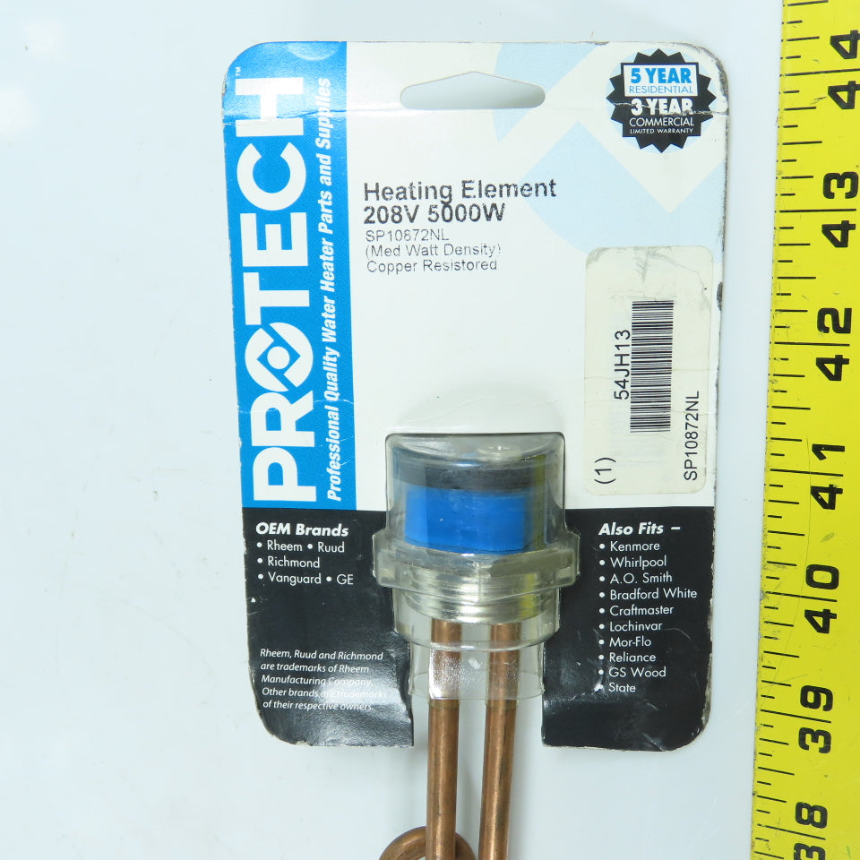 Protech SP10872NL 54JH13 Copper Heating Element 208V 5000W NEW
