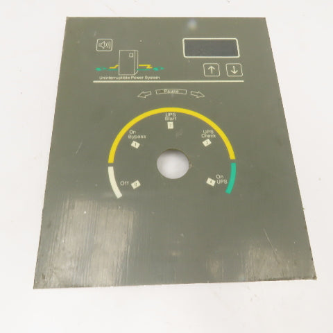 12-712887-10 UPS Uninterruptible Power System Switch Panel