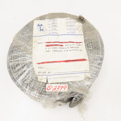 MIR 3" x 423-1/2" Long Endless Smooth Top 2 Ply Conveyor Belt Videojet 117525-04