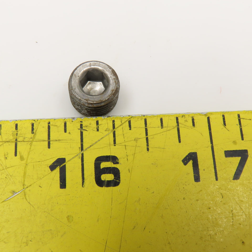 44605K231 1/8" NPT Countersunk Hex Pipe Plug Pack Of 10