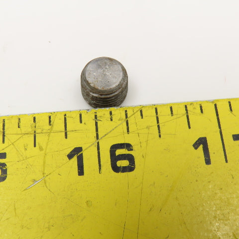 44605K231 1/8" NPT Countersunk Hex Pipe Plug Pack Of 10
