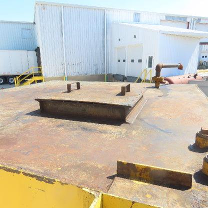 Houghton 3,000 Gallon Steel Single Wall Storage Waste Containment Oil Tank