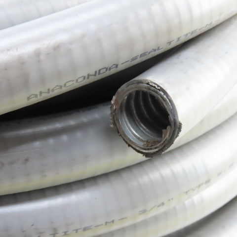 Anaconda Sealtite 3/4" x 75' Long EFST Grey Flexible Liquid-Tight Conduit