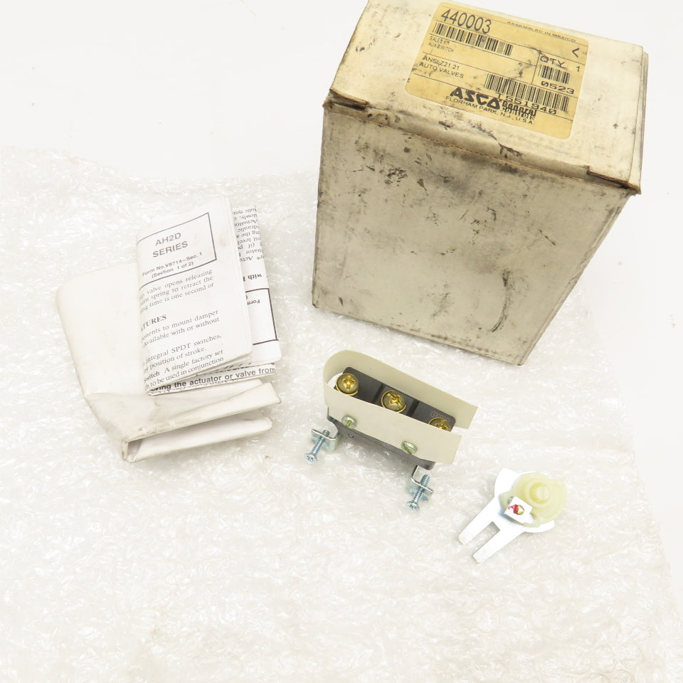 Asco 440003 AH2D Auxiliary Micro Switch