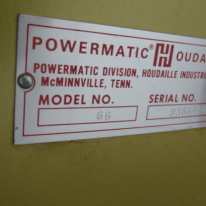 Powermatic Model 66 10" Tilting Arbor Table Saw 3Ph 230/460V W/ Extention Table