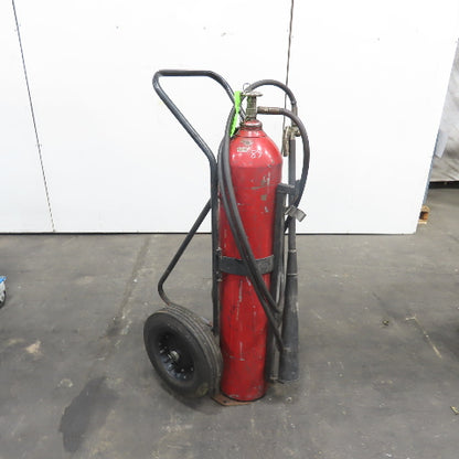 Badger CD50-1 Wheeled Carbon Dioxide Co2 50lb Stored Pressure Fire Extinguisher