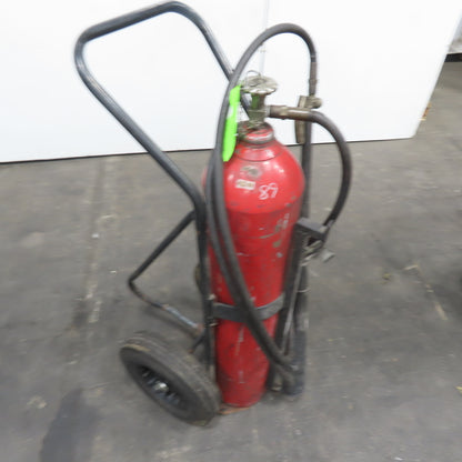 Badger CD50-1 Wheeled Carbon Dioxide Co2 50lb Stored Pressure Fire Extinguisher