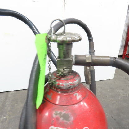 Badger CD50-1 Wheeled Carbon Dioxide Co2 50lb Stored Pressure Fire Extinguisher