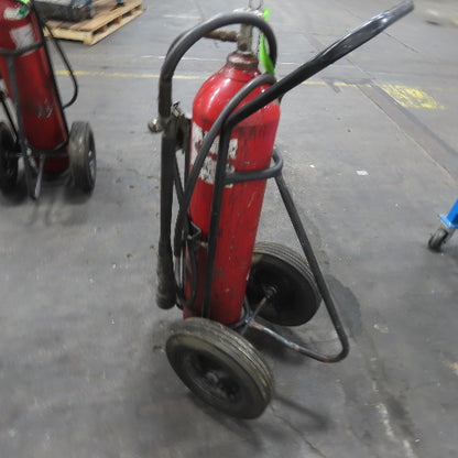 Badger CD50-1 Wheeled Carbon Dioxide Co2 50lb Stored Pressure Fire Extinguisher
