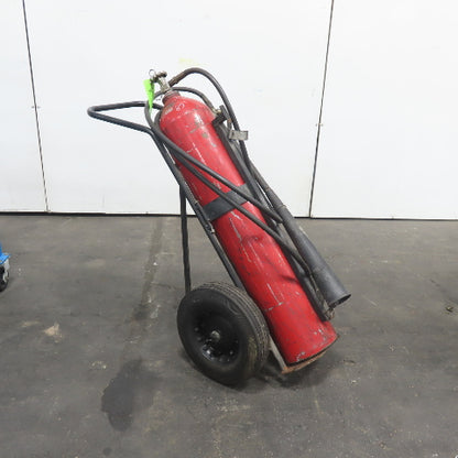 Badger CD50-1 Wheeled Carbon Dioxide Co2 50lb Stored Pressure Fire Extinguisher