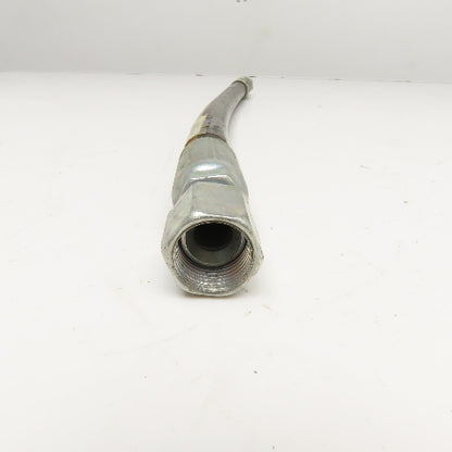 Parker PTS ID 973P1KJF 1/2" Female Swivel JIC Flare Hydraulic Hose Assembly 20"