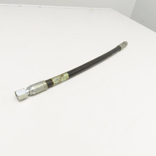 Parker PTS ID 973P1KJF 1/2" Female Swivel JIC Flare Hydraulic Hose Assembly 20"