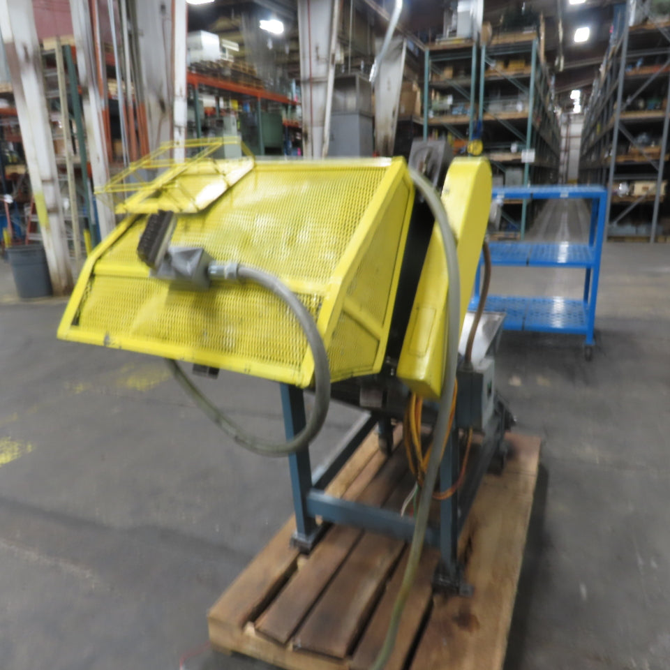 8" x 96" Incline Chip Conveyor 230/460V 3Ph 3/4HP 15FPM