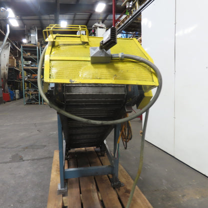 8" x 96" Incline Chip Conveyor 230/460V 3Ph 3/4HP 15FPM
