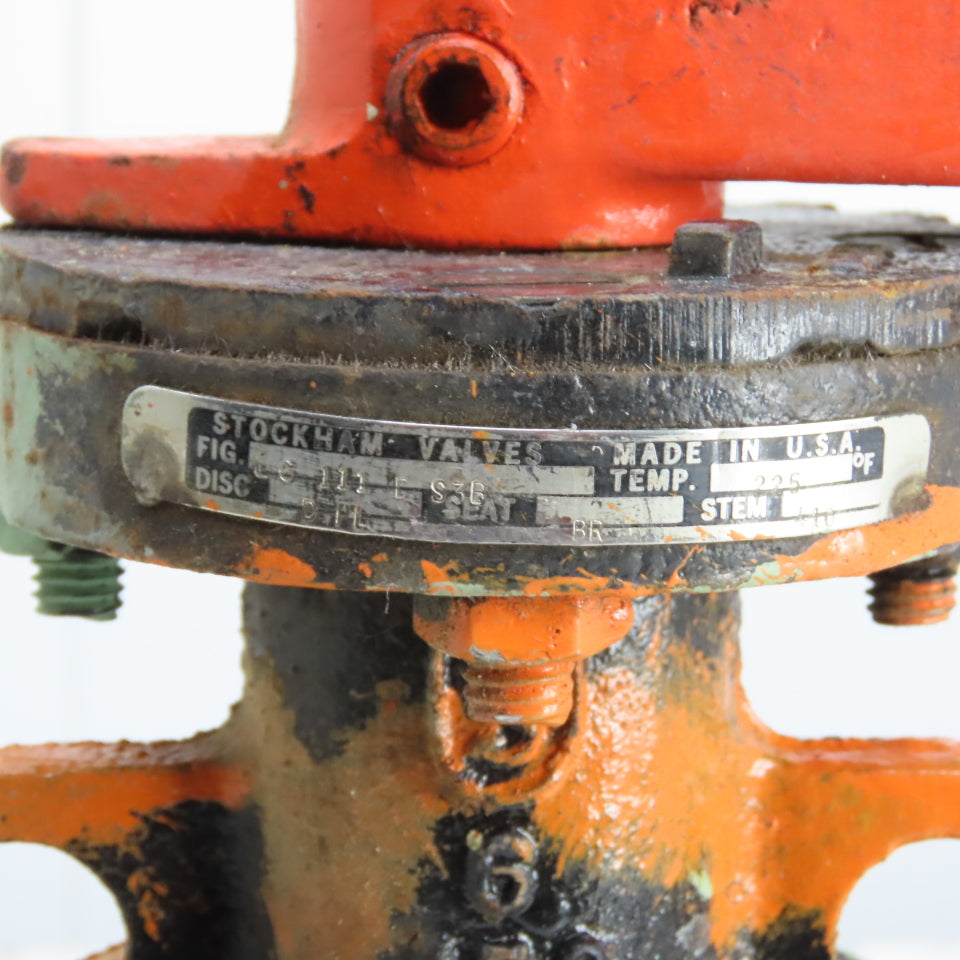 Stockham LG111CSZB 8" Adjustable Manual Gate Disc Valve (Non-Lugged) 225°F