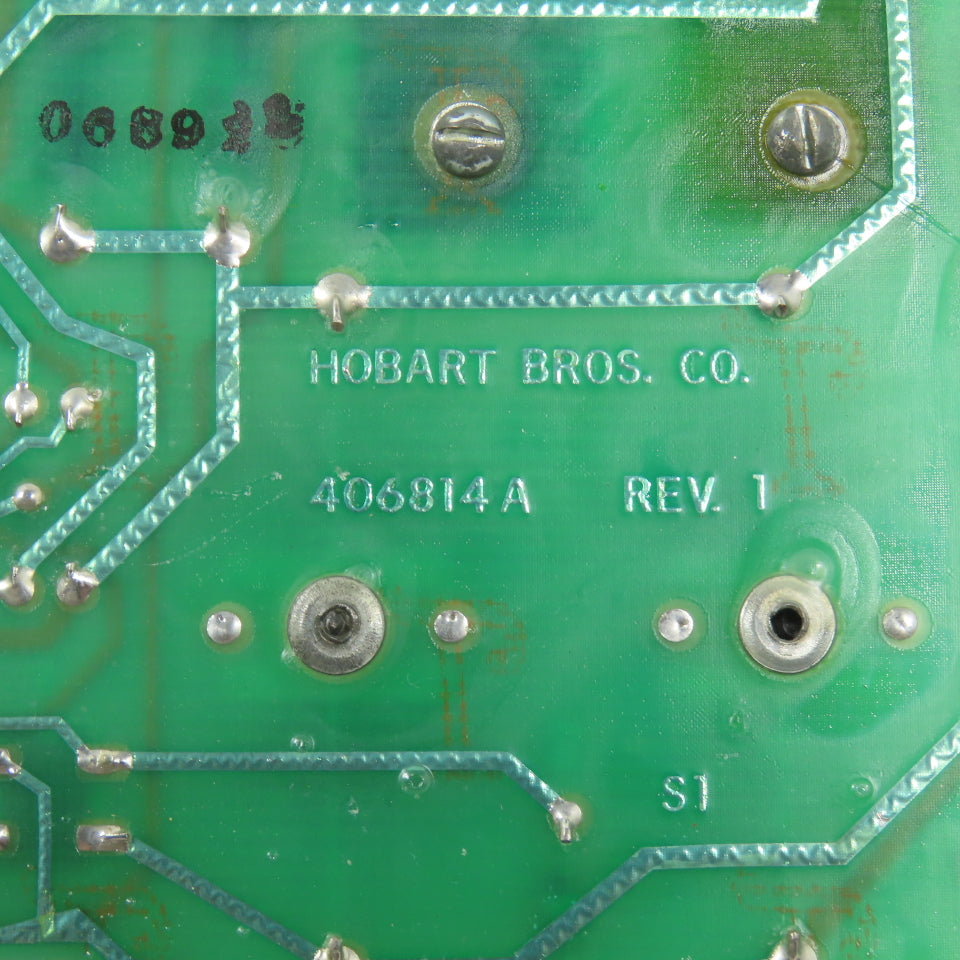 Hobart Bros. 406814A Rev 1 PC Circuit Board 375693A