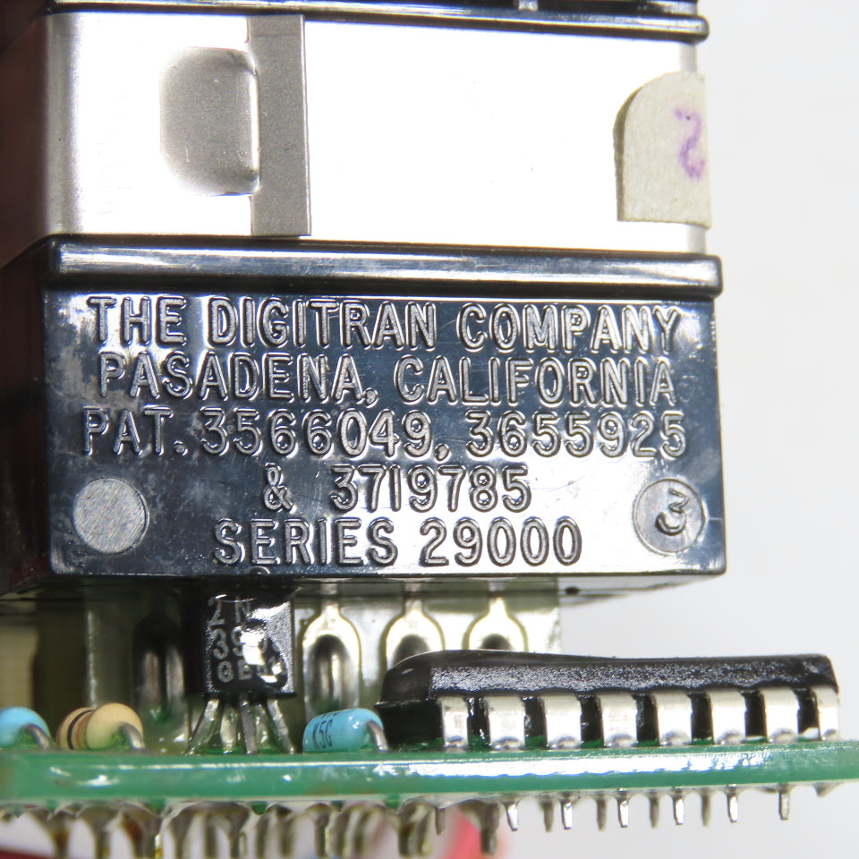 Digitran Series 29000 3-Digit Counter Module W/ Hobart 405149 Circuit Board