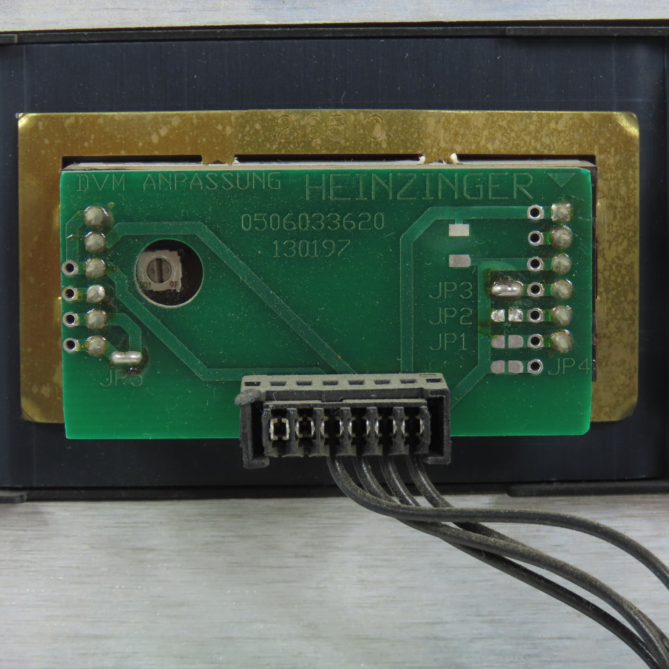 Knurr Heinzinger PTN 125-10 High Currency Power Supply Operator Control Panel