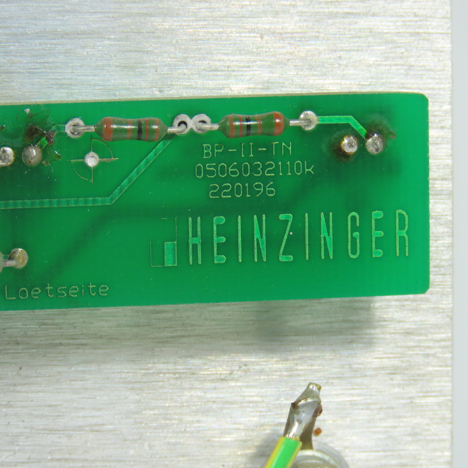 Knurr Heinzinger PTN 125-10 High Currency Power Supply Operator Control Panel