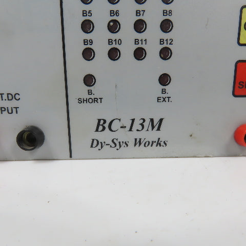 Dy-Sys Works BC-13M Power Supply Operator Control Panel W/ BC-13M/98