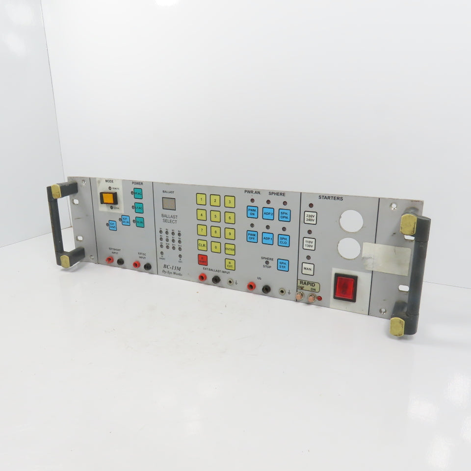 Dy-Sys Works BC-13M Power Supply Operator Control Panel W/ BC-13M/98