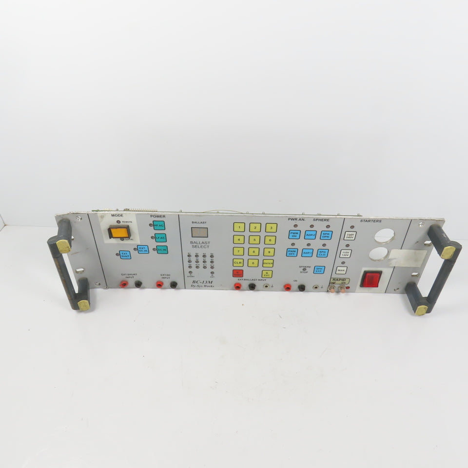 Dy-Sys Works BC-13M Power Supply Operator Control Panel W/ BC-13M/98