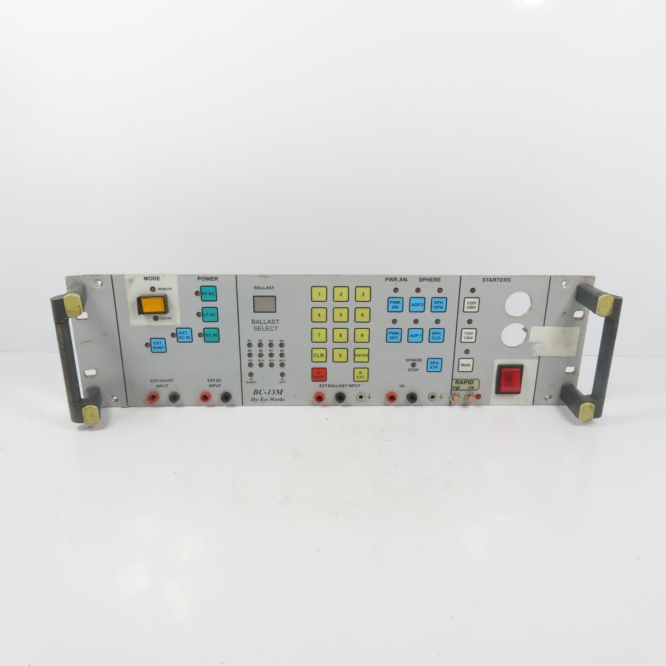 Dy-Sys Works BC-13M Power Supply Operator Control Panel W/ BC-13M/98