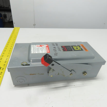 Square D H221N 30A Fusible Heavy Duty Safety Disconnect Switch 240VAC