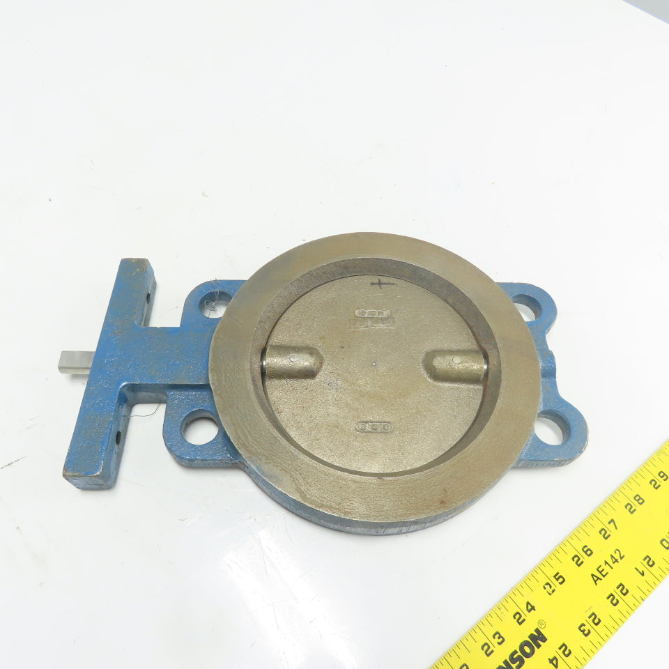 F11RN 6" Wafer Butterfly Valve FLB6