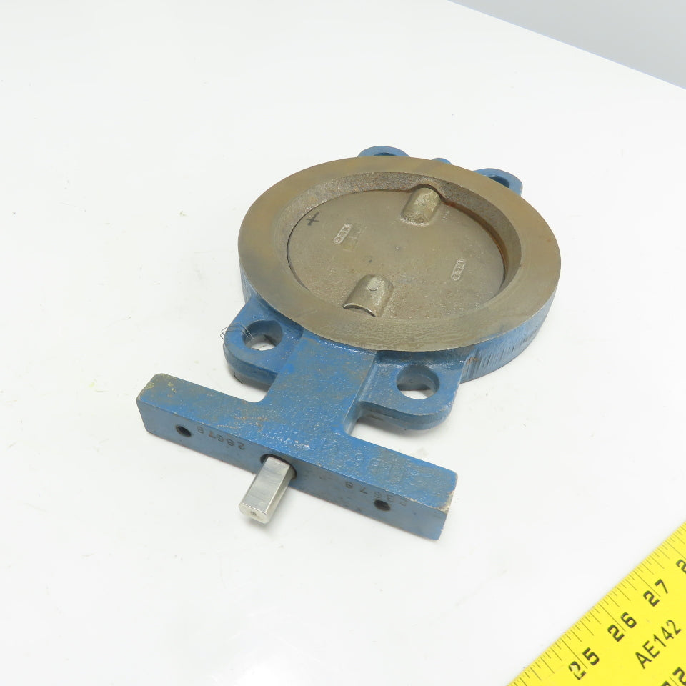 F11RN 6" Wafer Butterfly Valve FLB6