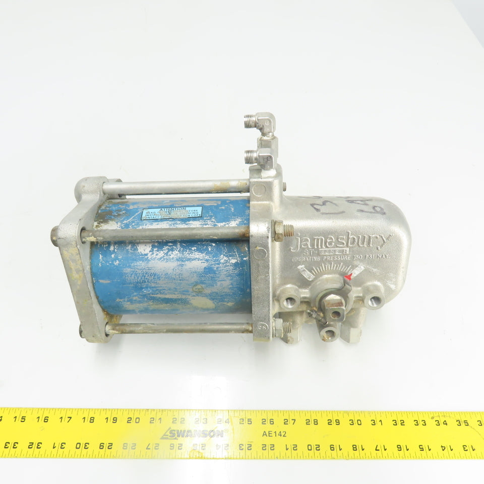 Jamesbury ST-60MS Pneumatic Spring Return Valve Actuator 150PSI Max