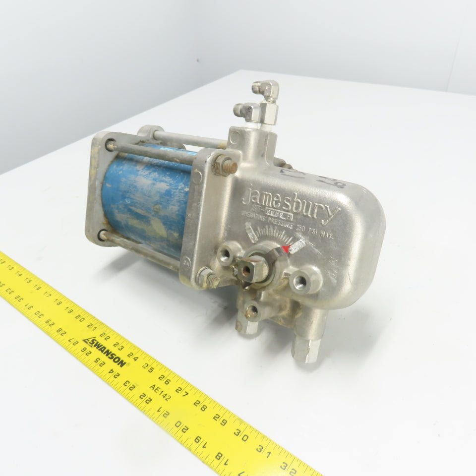 Jamesbury ST-60MS Pneumatic Spring Return Valve Actuator 150PSI Max