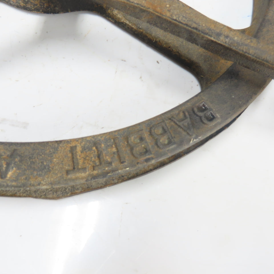 Babbitt No. 3-1/2 Adjustable Sprocket Rim Cast Iron