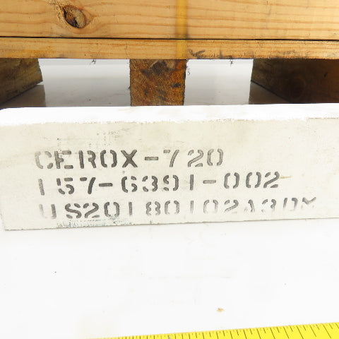 Cerox 720 Fired Refactory Shapes High Alumina High Strength Lot Of 11