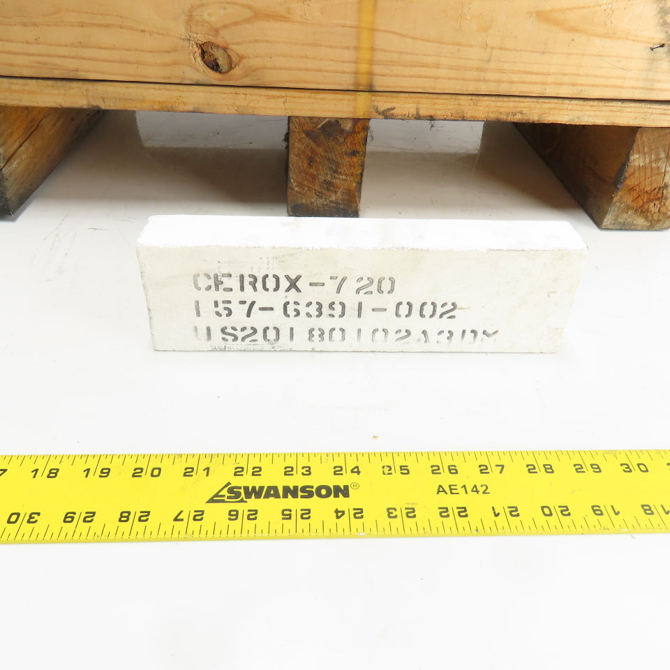 Cerox 720 Fired Refactory Shapes High Alumina High Strength Lot Of 11
