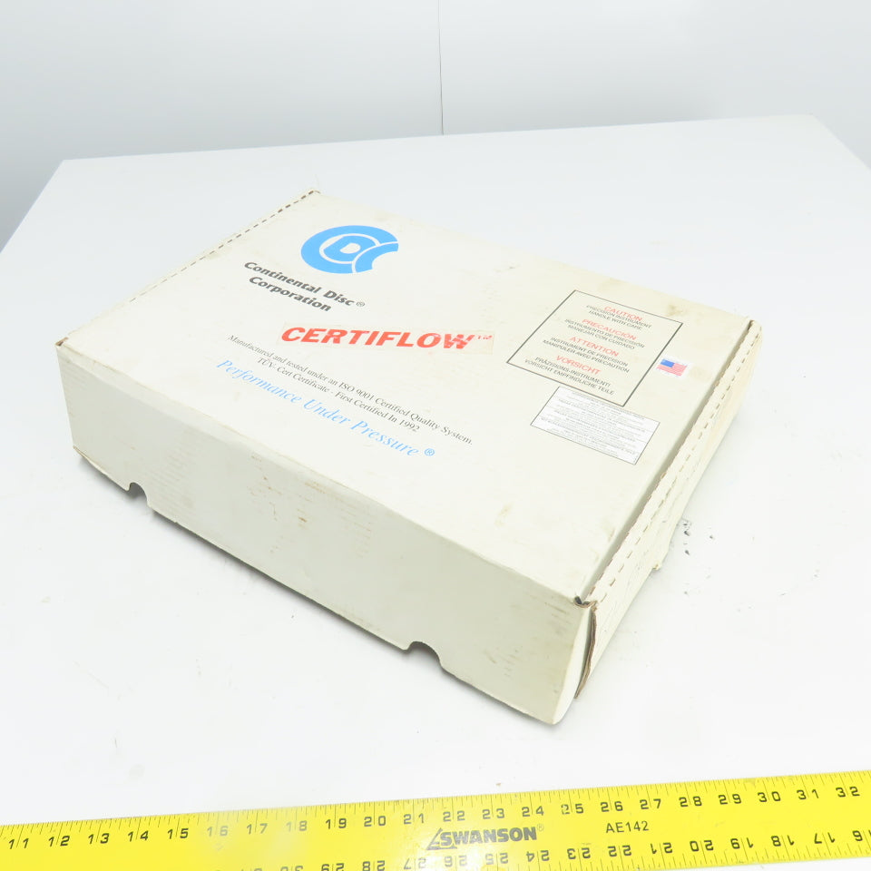 Continental Disk 6" ULTRX(FS) 316SS/Hastelloy C/316 SS Rupture Disk 67.5PSIG