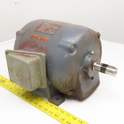 Delco B6751A1A 5Hp 1760/1462 AC 2 Speed Motor 208-220/440V Frame 215