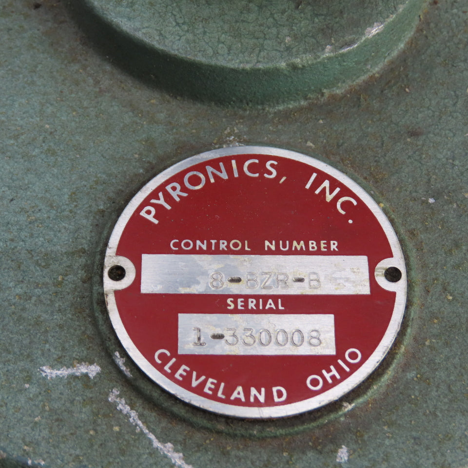 Pyronics 8-BZR-B 9017-B Gas Pressure Balanced Zero Regulator 1" NPT 9022-B