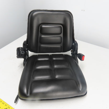 Forklift Vinyl Seat & Seat Belt Assembly NEW