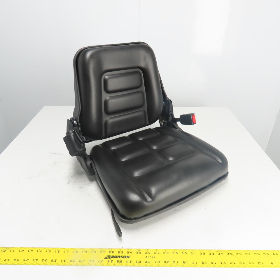 Forklift Vinyl Seat & Seat Belt Assembly NEW