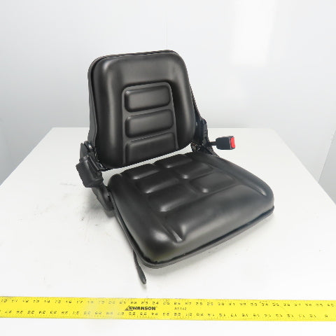 Forklift Vinyl Seat & Seat Belt Assembly NEW