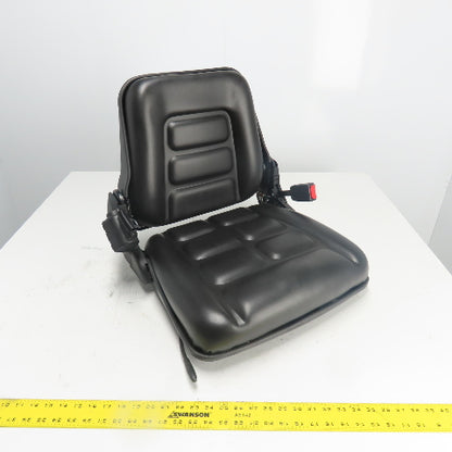 Forklift Vinyl Seat & Seat Belt Assembly NEW