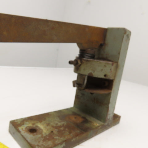 Custom Made Small Manual Insertion Press 1" Throat 1-1/4" Stroke