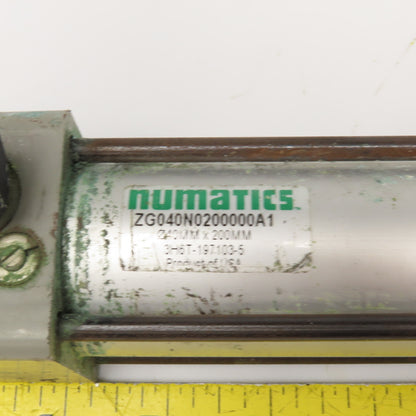 Numatics ZG040N0200000A1 40mm Bore 200mm Stroke Double Acting Air Cylinder