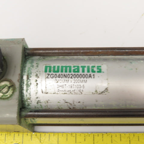 Numatics ZG040N0200000A1 40mm Bore 200mm Stroke Double Acting Air Cylinder