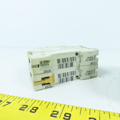 Merlin Gerin 24520 C60N Type D 6A 2-Pole Circuit Breaker 480VAC Lot Of 7